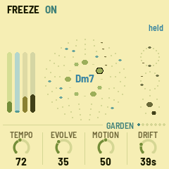 AMB-1's screen: frozen, the chord held