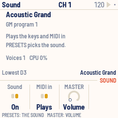 The Sound page