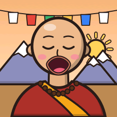 The screen: Jerry singing with his mouth half open, rounded, as the vowel moves on