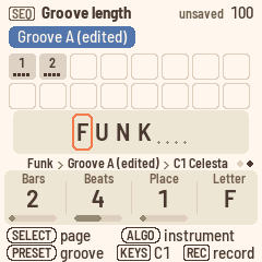 Groove length
