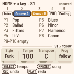 Holding HOME: the grooves and extras, and the progressions