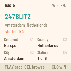 Home with a stutter held